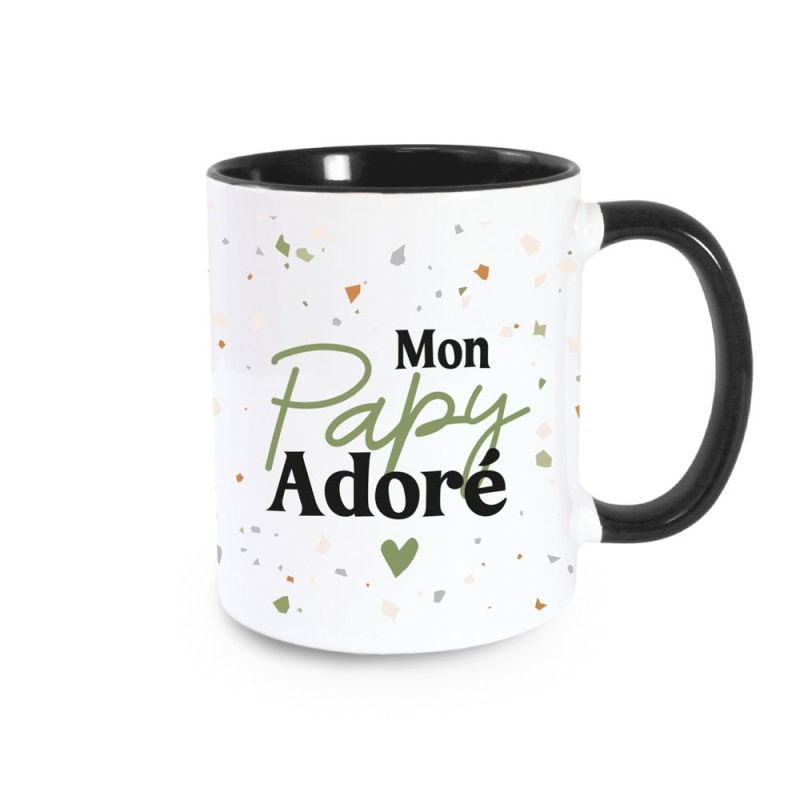 MUG NOIR - Mon Papy adoré
