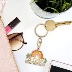 PORTE-CLES -  JE T'AIME MARRAINE