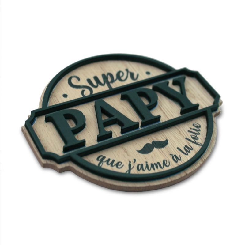 MAGNET BOIS - SUPER PAPY