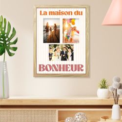 TOILE TUFTEE CADRE PHOTOS - LA MAISON DU BONHEUR