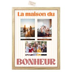 TOILE TUFTEE CADRE PHOTOS -...