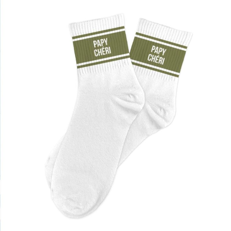 CHAUSSETTES HOMME A BANDES - PAPY CHERI