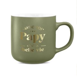MUG MAT - AVEC PAPY C'EST...