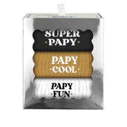COFFRET TRIO CHAUSSETTES HOMME -  PAPY