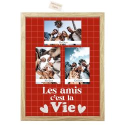TOILE TUFTEE CADRE PHOTOS -...