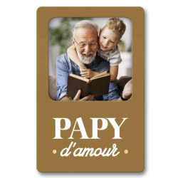 MAGNET BOIS PHOTO  - PAPY...