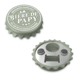DÉCAPSULEUR MAGNETIQUE - "LA BIÈRE DE PAPY"