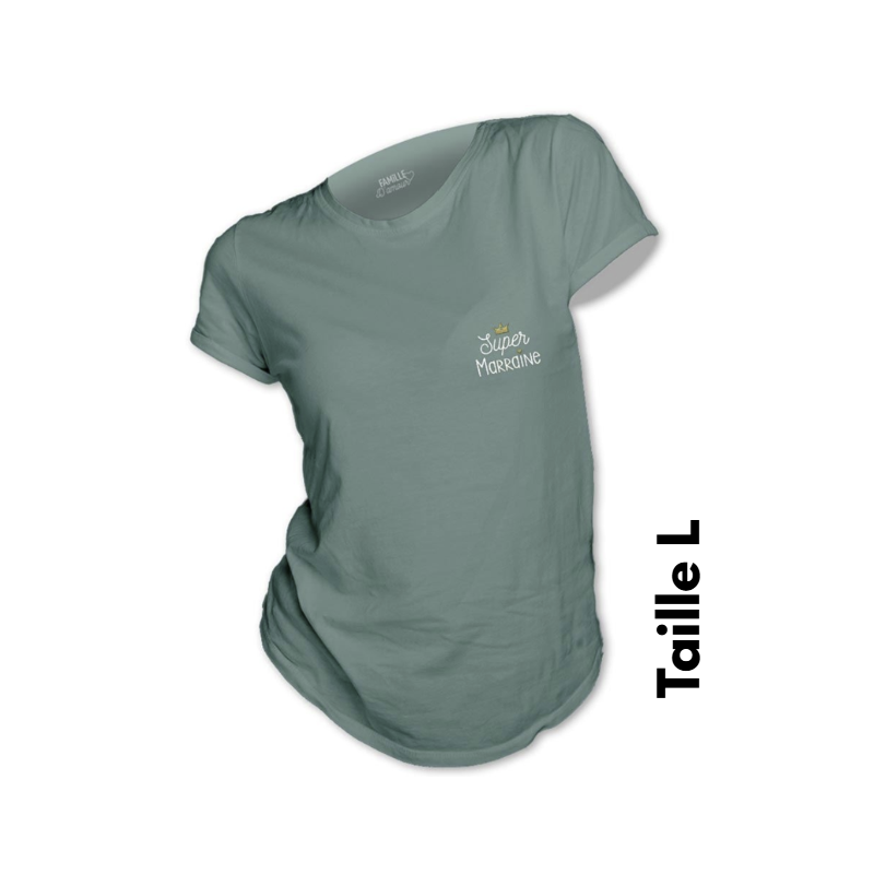 T-SHIRT "SUPER MARRAINE" - TAILLE L