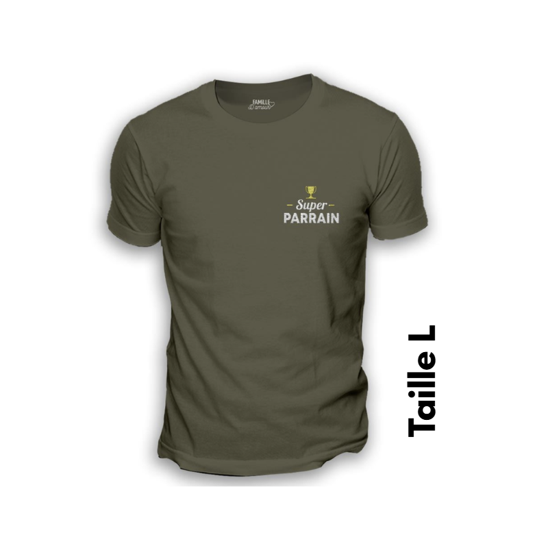 T-SHIRT "SUPER PARRAIN" - TAILLE L