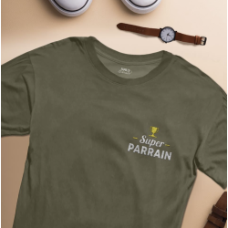 T-SHIRT "SUPER PARRAIN" - TAILLE L