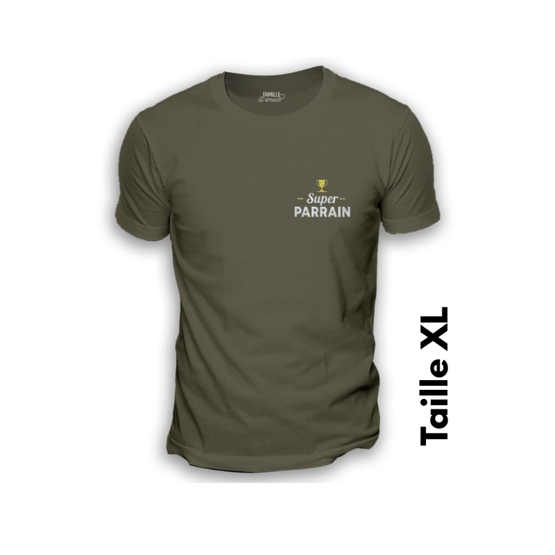 T-SHIRT "SUPER PARRAIN" - TAILLE XL