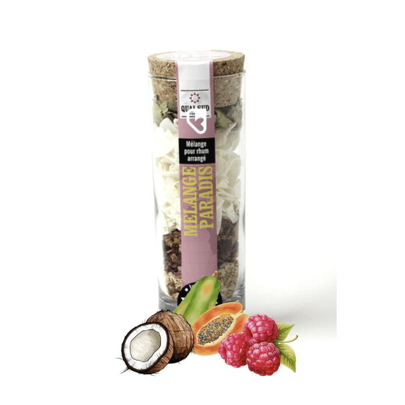 MÉLANGES POUR RHUM ARRANGÉ - PARADIS - VERRE A COCKTAIL 40 G – QUAI SUD