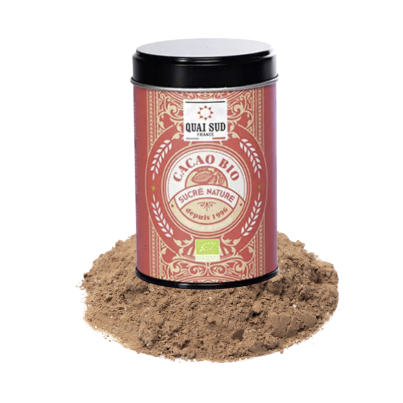 CACAO SUCRE NATURE BIO - 250g - QUAI SUD