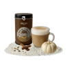 CHOCOLAT BLANC EN POUDRE - PUMPKIN SPICE (ÉPICES CITROUILLE) - BOÎTE POP 250g - QUAI SUD
