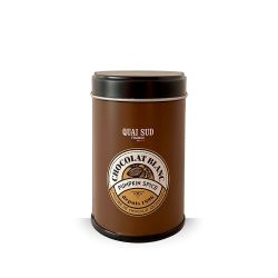 CHOCOLAT BLANC EN POUDRE - PUMPKIN SPICE (ÉPICES CITROUILLE) - BOÎTE POP 250g - QUAI SUD