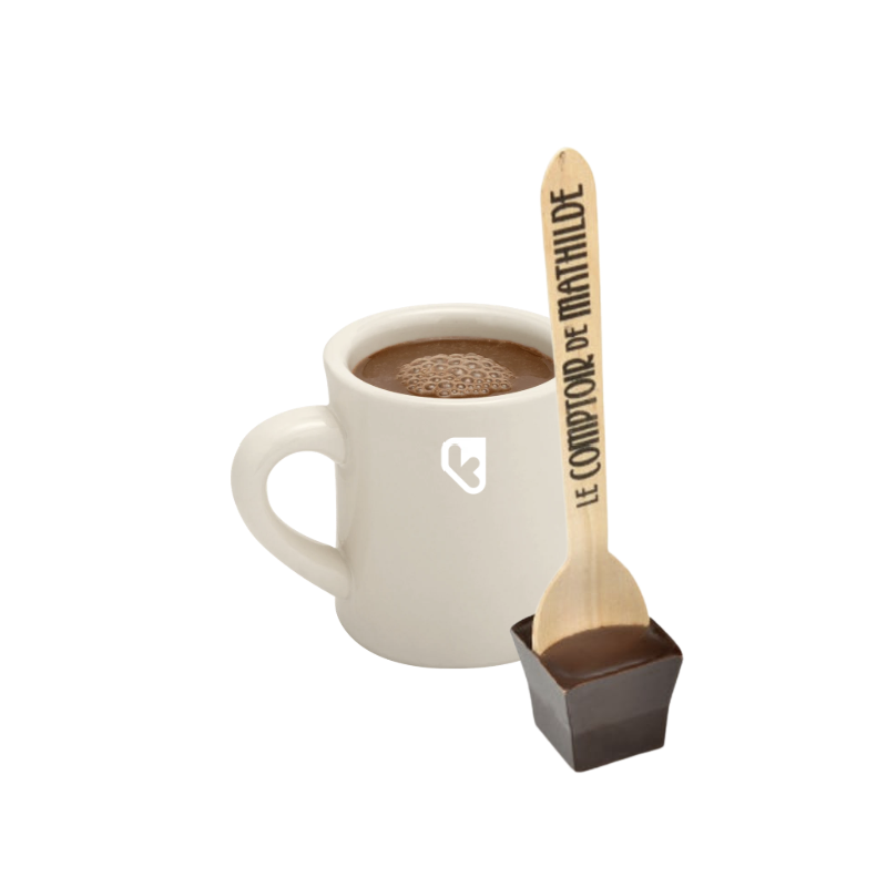 CUILLERE CHOCOLAT CHAUD - CHOCOLAT NOIR NATURE - LE COMPTOIR DE MATHILDE