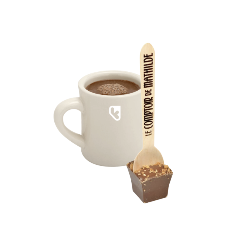 CUILLIERE CHOCOLAT CHAUD - CHOCOLAT AU LAIT & SPECULOOS - LE COMPTOIR DE MATHILDE