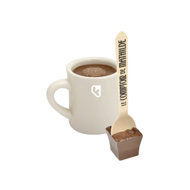 CUILLERE CHOCOLAT CHAUD - CHOCOLAT AU LAIT TIRAMITSU - LE COMPTOIR DE MATHILDE