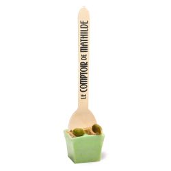 CUILLERE CHOCOLAT CHAUD - PISTACHE FEUILLETINE DUBAÏ STYLE - 30G - LE COMPTOIR DE MATHILDE