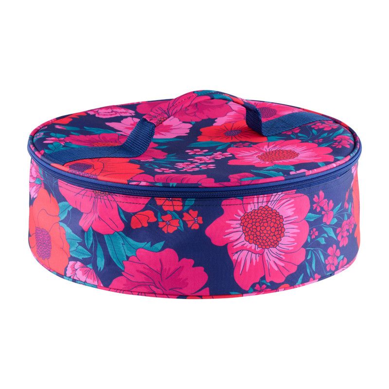 SAC À TARTE ISOTHERME GOURMANDISES DELICES FLEURIS - DERRIERE LA PORTE