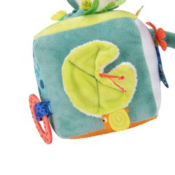 CUBE D'ACTIVITÉS TISSUS - LA MARE AUX GRENOUILLES - MOULIN ROTY