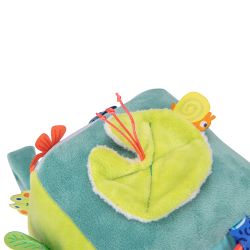 CUBE D'ACTIVITÉS TISSUS - LA MARE AUX GRENOUILLES - MOULIN ROTY