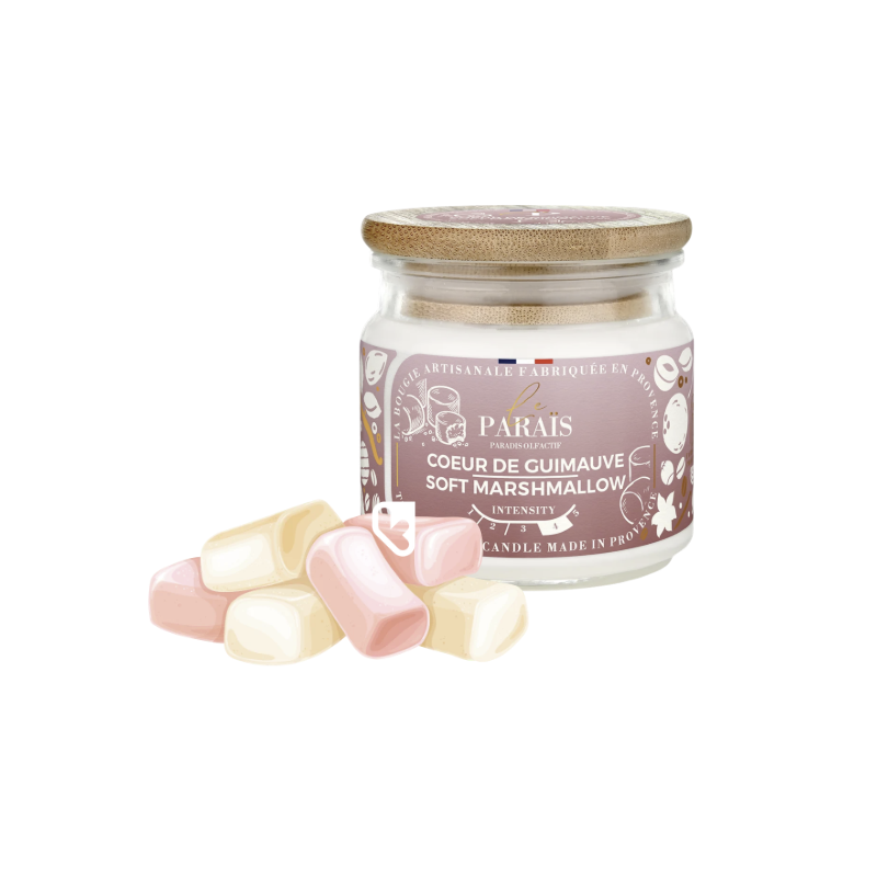 BOUGIE PARFUMÉE 150ML -  COEUR DE GUIMAUVE - LE PARAÏS