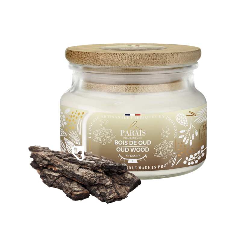 BOUGIE PARFUMÉE 300ML -  BOIS D'OUD - LE PARAÏS