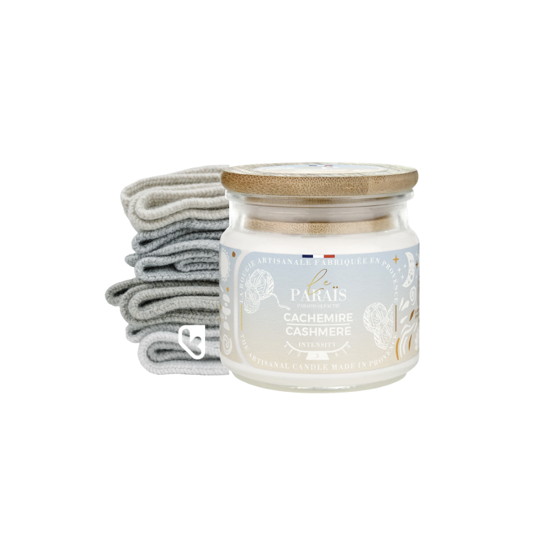 BOUGIE PARFUMÉE 150ML -  CACHEMIRE - LE PARAÏS