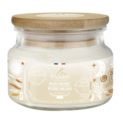 BOUGIE PARFUMÉE 300ML -  PURE MUSC - LE PARAÏS