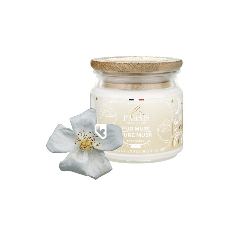 BOUGIE PARFUMÉE 150ML -  PURE MUSC - LE PARAÏS