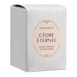 BOUGIES PARFUMÉE LES INTEMPORELLES 145 G - CEDRE ETERNEL - MATHILDE M