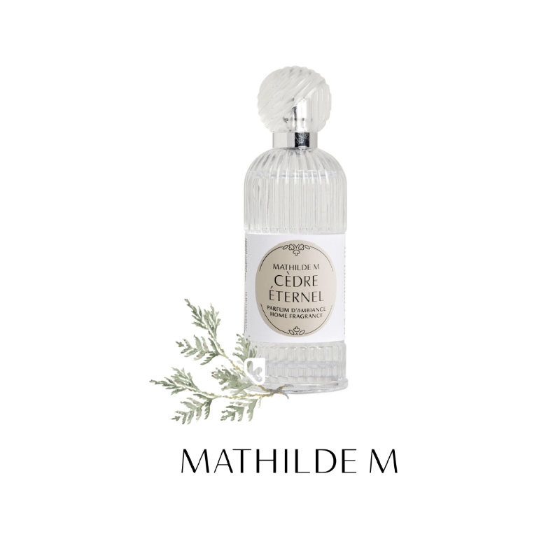 PARFUM D'AMBIANCE LES INTEMPORELLES 100ML - CÉDRE ETERNEL - MATHILDE M