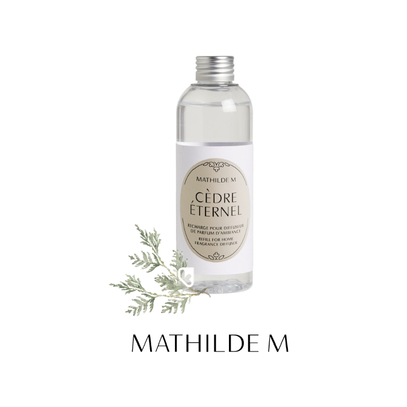 RECHARGE DE PARFUM D'AMBIANCE LES INTEMPORELLES 200 ML  CEDRE ETERNEL
