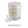 BOUGIES PARFUMÉE LES INTEMPORELLES 145 G - CEDRE ETERNEL - MATHILDE M