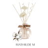 DIFFUSEUR DE PARFUM D'AMBIANCE JARDIN DE FANTAISIES 250 ml - FLEUR DE COTON - MATHILDE. M