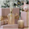 BOUGIE PARFUMÉE RUBANS DE FETE 160G - ORANGE CANELLE - MATHILDE. M