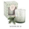 BOUGIE PARFUMÉE RUBANS DE FETES 160 G - SAPIN DORÉ - MATHILDE. M