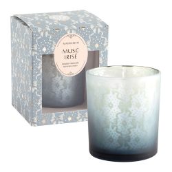 BOUGIE PARFUMEE RUBANS DE FETE 160 G - MUSC IRISÉ - MATHILDE M
