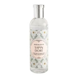 PARFUM D'AMBIANCE RUBANS DE FETE 90 ML - SAPIN DORÉ- MATHILDE M