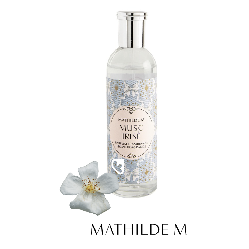 PARFUM D'AMBIANCE RUBANS DE FETE 90 ML - MUSC IRISÉ - MATHILDE. M