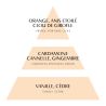 DECOR PARFUME HOUX PETIT MODELE RUBANS DE FETE - ORANGE CANNELLE - MATHILDE. M
