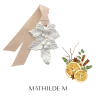 DECOR PARFUME HOUX PETIT MODELE RUBANS DE FETE - ORANGE CANNELLE - MATHILDE. M