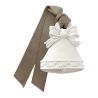 DECOR PARFUMÉ CLOCHE PETIT MODELE RUBANS DE FETE - MUSC IRISE - MATHILDE. M