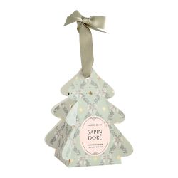 COFFRET SURPRISES PARFUMEEES SAPIN RUBANS DE FETE - SAPIN DORÉ - MATHILDE. M