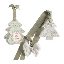 COFFRET SURPRISES PARFUMEEES SAPIN RUBANS DE FETE - SAPIN DORÉ - MATHILDE. M
