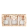 COFFRET BOULES DE NOEL PARFUMÉES RUBANS DE FETE - ORANGE CANNELLE - MATHILDE. M