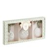 COFFRET BOULES DE NOEL PARFUMÉES RUBANS DE FETE - SAPIN DORÉ  - MATHILDE. M