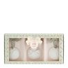 COFFRET BOULES DE NOEL PARFUMÉES RUBANS DE FETE - SAPIN DORÉ  - MATHILDE. M