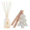 COFFRET DIFFUSEUR DE PARFUM RUBANS DE FETE - ORANGE CANNELLE - MATHILDE. M